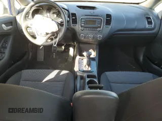 2017 Kia Forte LX with VIN 3KPFK4A70HE080863, listed as a Copart auction lot 85850544 with 37,688 mi miles and Salvage Title. Bid and sale history available at carsss.com. Image 8.