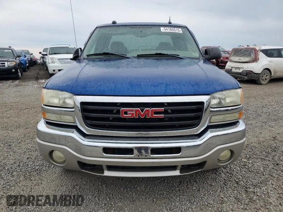 2004 GMC Sierra 1500 SLE with VIN 1GTEK19T34Z267816, listed as a Copart auction lot 54185515 with 214,695 mi miles and Salvage title. Bid and sale history available at DreamBid. Image 5.