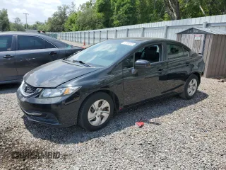 2015 Honda Civic Sedan LX with VIN 19XFB2F5XFE111531, listed as a Copart auction lot 52566505 with 145,226 mi miles and Non Repairable. Bid and sale history available at carsss.com. Image 1.