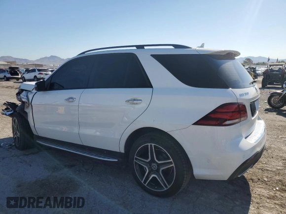 2017 Mercedes-Benz GLE 350 with VIN 4JGDA5JB0HA990502, listed as a Copart auction lot 56250315 with 62,832 mi miles and Salvage title. Bid and sale history available at DreamBid. Image 2.