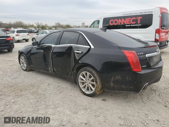 2017 Cadillac CTS AWD with VIN 1G6AW5SX5H0171853, listed as a Copart auction lot 80124974 with 105,349 mi miles and Salvage title. Bid and sale history available at DreamBid. Image 2.