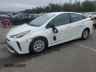 2019 Toyota Prius L Eco z VIN JTDKARFU4K3091067, wystawiony jako Copart lot #59710505 z przebiegiem 80 659 mil mil oraz Szkoda całkowita • Salvage title. Historia ofert i sprzedaży dostępna na DreamBid. Obrazek 1.