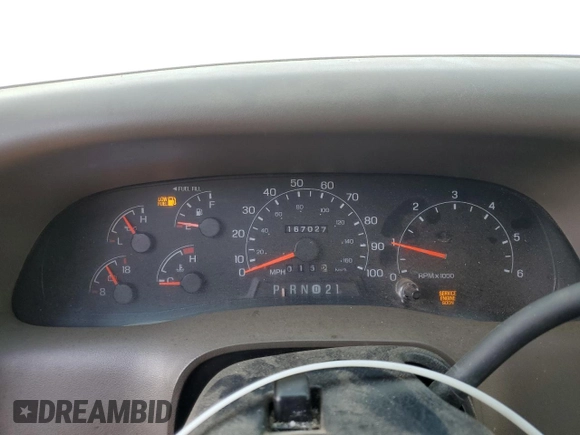 2001 Ford Super Duty F-250 XL with VIN 1FTNW20L21EB21224, listed as a Copart auction lot 81508664 with 167,027 mi miles and Salvage Title. Bid and sale history available at carsss.com. Image 9.