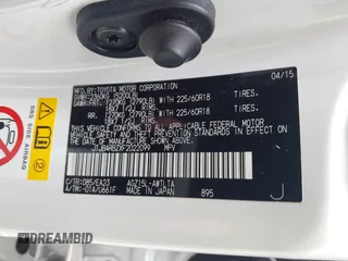 2015 Lexus NX 200t with VIN JTJBARBZXF2022099, listed as a IAAI auction lot 42336506 with 128,657 mi miles and . Bid and sale history available at DreamBid. Image 9.
