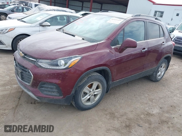 2017 Chevrolet Trax LT with VIN 3GNCJPSB5HL262068, listed as a IAAI auction lot 41904657 with 132,559 mi miles. Bid and sale history available at carsss.com. Image 2.