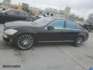 2010 Mercedes-Benz S-Class S 550 with VIN WDDNG7BB1AA350585, listed as a Copart auction lot 51339485 with 151,635 mi miles and Salvage Title. Bid and sale history available at carsss.com. Image 1.