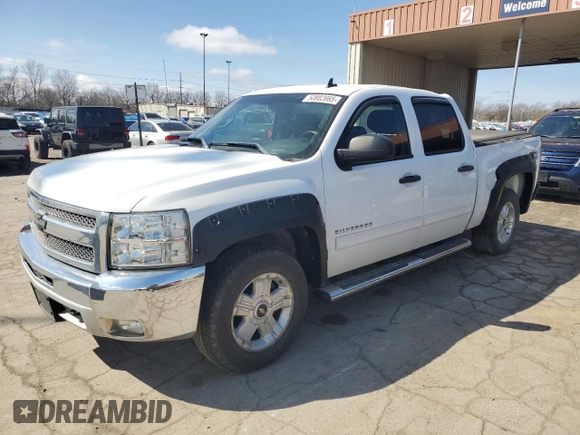 2012 Chevrolet Silverado 1500 LT with VIN 1GCPKSE78CF106031, listed as a Copart auction lot 50882665 with 139,556 mi miles and Salvage Title. Bid and sale history available at DreamBid. Image 1.