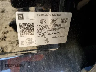 2018 GMC Yukon Denali with VIN 1GKS2CKJ3JR404177, listed as a Copart auction lot 82577354 with 129,744 mi miles and Salvage Title. Bid and sale history available at carsss.com. Image 13.