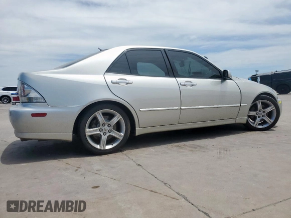 2003 Lexus IS 300/350 z VIN JTHBD192930069585, wystawiony jako Copart lot #58181625 z przebiegiem 170 661 mil mil oraz Czysty tytuł • Clean title. Historia ofert i sprzedaży dostępna na DreamBid. Obrazek 3.