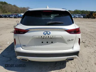 2021 Infiniti QX50 Luxe with VIN 3PCAJ5BB6MF124388, listed as a Copart auction lot 52234565 with 56,213 mi miles and Salvage Title. Bid and sale history available at DreamBid. Image 6.