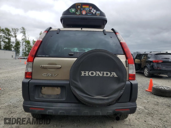 2005 Honda CR-V EX with VIN JHLRD78895C037295, listed as a Copart auction lot 54965805 with 257,046 mi miles and Clean Title. Bid and sale history available at carsss.com. Image 6.