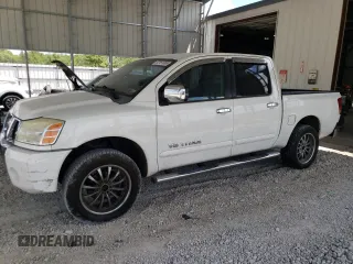 2007 Nissan Titan SE with VIN 1N6BA07A77N225210, listed as a Copart auction lot 62151095 with 287,524 mi miles and Salvage title. Bid and sale history available at DreamBid. Image 1.