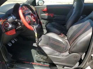 2012 FIAT 500 Abarth with VIN 3C3CFFFH6CT330426, listed as a Copart auction lot 57341965 with 40,702 mi miles and Salvage title. Bid and sale history available at DreamBid. Image 7.