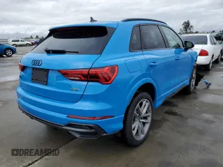 2022 Audi Q3 S line Premium Plus with VIN WA1EECF37N1127463, listed as a Copart auction lot 65860472 with 94 mi miles. Bid and sale history available at carsss.com. Image 4.