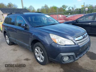 2014 Subaru Outback Premium with VIN 4S4BRBCCXE3218917, listed as a IAAI auction lot 42088676 with 160,290 mi miles and . Bid and sale history available at DreamBid. Image 1.