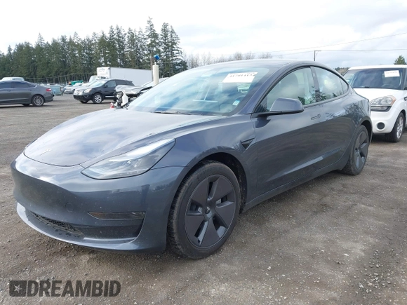 2023 Tesla Model 3 with VIN 5YJ3E1EA2PF623217, listed as a IAAI auction lot 41701413 with 21,246 mi miles and . Bid and sale history available at DreamBid. Image 21.