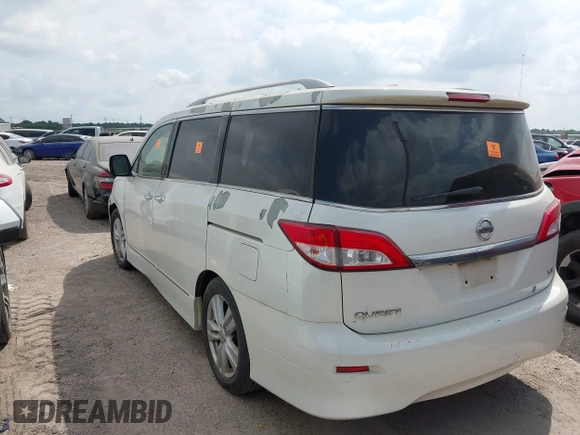 2011 Nissan Quest SL z VIN JN8AE2KP3B9011900, wystawiony jako IAAI lot #42285918 z przebiegiem 177 097 mil mil oraz . Historia ofert i sprzedaży dostępna na DreamBid. Obrazek 3.