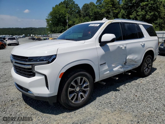 2022 Chevrolet Tahoe LT with VIN 1GNSKNKD8NR236132, listed as a Copart auction lot 63116373 with 12,525 mi miles. Bid and sale history available at carsss.com. Image 1.