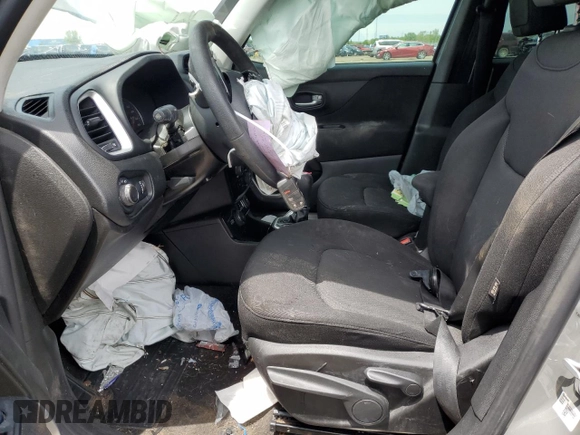 2020 Jeep Renegade Sport with VIN ZACNJBAB7LPL02959, listed as a Copart auction lot 59115815 with 74,307 mi miles and Salvage title. Bid and sale history available at DreamBid. Image 7.