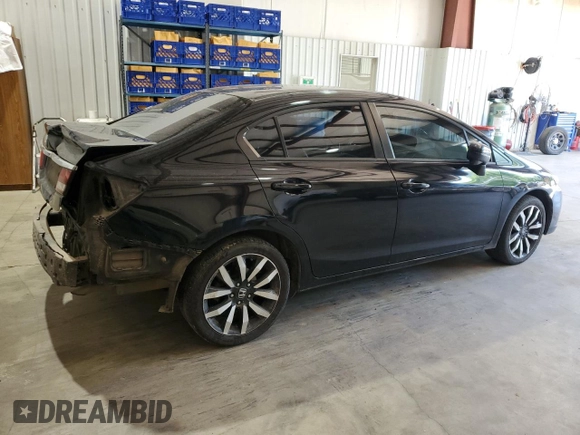 2015 Honda Civic EX-L z VIN 2HGFB2F97FH539744, wystawiony jako Copart lot #56350465 z przebiegiem 167 309 mil mil oraz Szkoda całkowita • Salvage title. Historia ofert i sprzedaży dostępna na DreamBid. Obrazek 3.