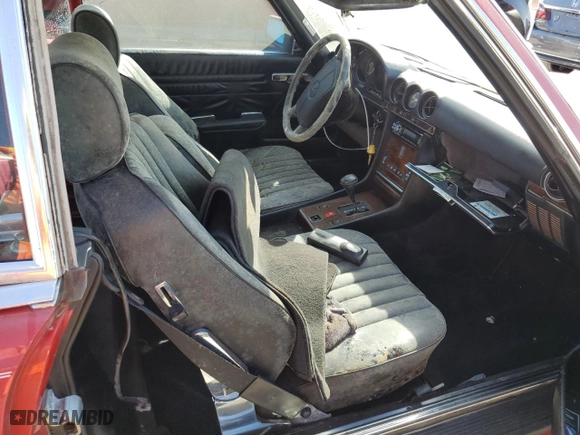 1987 Mercedes-Benz 560 Series 560SL with VIN WDBBA48D8HA071312, listed as a Copart auction lot 75493394 with NaN miles and Non Repairable. Bid and sale history available at carsss.com. Image 10.