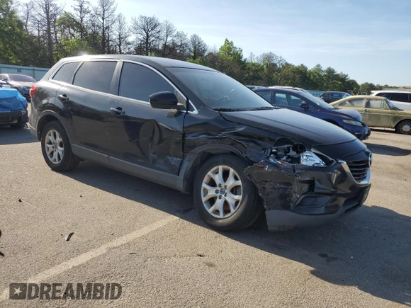 2013 Mazda CX-9 Sport with VIN JM3TB2BV5D0419518, listed as a Copart auction lot 62124655 with 167,691 mi miles and Salvage title. Bid and sale history available at DreamBid. Image 4.