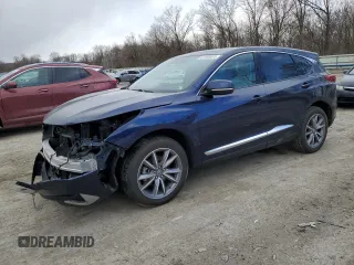 2020 Acura RDX w/Technology Pkg with VIN 5J8TC2H57LL016541, listed as a Copart auction lot 47266024 with 48,720 mi miles. Bid and sale history available at carsss.com. Image 1.