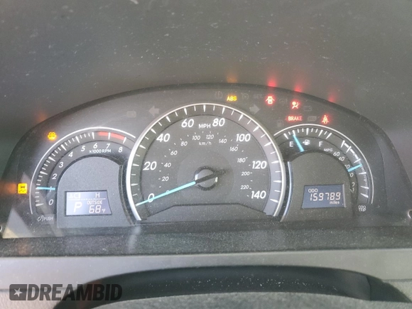 2012 Toyota Camry L with VIN 4T4BF1FK1CR232515, listed as a Copart auction lot 53875875 with 159,789 mi miles and Salvage Title. Bid and sale history available at DreamBid. Image 9.