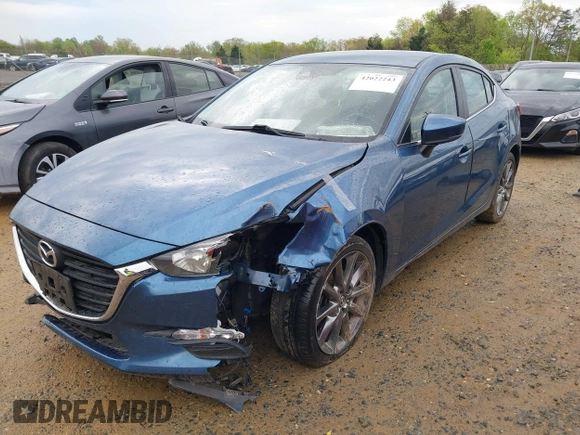 2018 Mazda 3 Touring with VIN 3MZBN1V39JM262260, listed as a IAAI auction lot 42022243 with 89,160 mi miles. Bid and sale history available at carsss.com. Image 17.