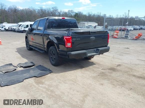 2015 Ford F-150 XLT with VIN 1FTEW1E8XFFB58716, listed as a IAAI auction lot 41854120 with 181,529 mi miles and . Bid and sale history available at DreamBid. Image 3.