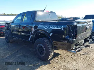 2024 Ford Ranger Raptor with VIN 1FTER4LR4RLE22751, listed as a IAAI auction lot 41583373 with 4,622 mi miles. Bid and sale history available at carsss.com. Image 3.