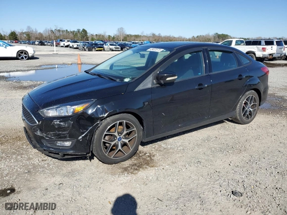 2017 Ford Focus SEL with VIN 1FADP3H22HL221202, listed as a Copart auction lot 48403875 with 128,959 mi miles and Salvage Title. Bid and sale history available at carsss.com. Image 1.
