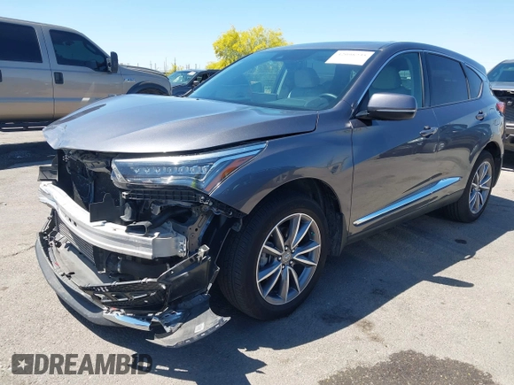 2019 Acura RDX w/Technology Pkg with VIN 5J8TC2H5XKL005340, listed as a IAAI auction lot 42098235 with 61,656 mi miles. Bid and sale history available at carsss.com. Image 17.