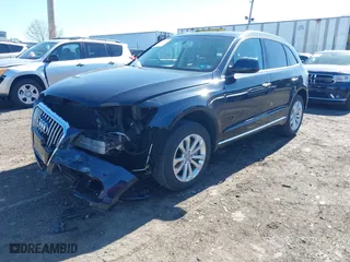 2016 Audi Q5 Premium with VIN WA1C2AFP6GA093705, listed as a IAAI auction lot 41811138 with 96,490 mi miles. Bid and sale history available at carsss.com. Image 16.