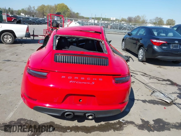 2018 Porsche 911 Carrera S with VIN WP0AB2A97JS123551, listed as a IAAI auction lot 41903716 with Not Provided miles and . Bid and sale history available at DreamBid. Image 16.