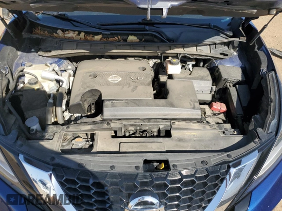 2019 Nissan Murano S with VIN 5N1AZ2MSXKN117734, listed as a Copart auction lot 52803625 with 65,786 mi miles and Salvage title. Bid and sale history available at DreamBid. Image 12.