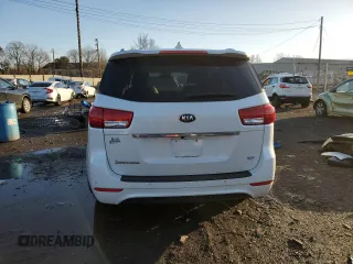 2016 Kia Sedona SX with VIN KNDMC5C11G6131407, listed as a Copart auction lot 49962265 with 0 mi miles and Salvage Title. Bid and sale history available at carsss.com. Image 6.