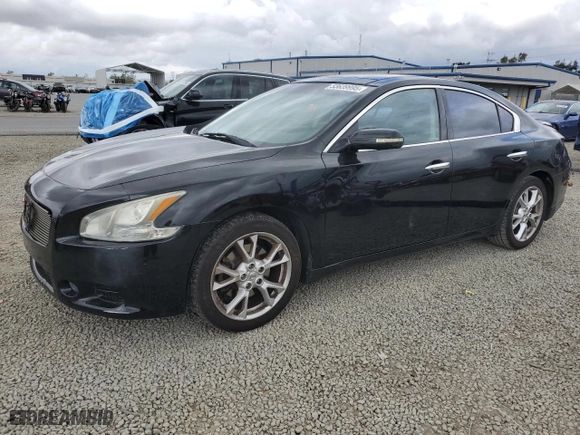 2012 Nissan Maxima 3.5 S with VIN 1N4AA5AP3CC823900, listed as a Copart auction lot 53639995 with 98,831 mi miles and Salvage Title. Bid and sale history available at carsss.com. Image 1.