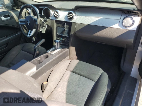2005 Ford Mustang Deluxe with VIN 1ZVFT80N955168643, listed as a Copart auction lot 62854705 with 132,806 mi miles and Salvage title. Bid and sale history available at DreamBid. Image 8.