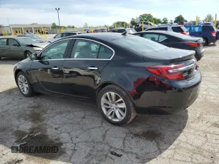 2014 Buick Regal Premium I with VIN 2G4GP5EX7E9201996, listed as a Copart auction lot 57182055 with 102,474 mi miles and Salvage title. Bid and sale history available at DreamBid. Image 2.