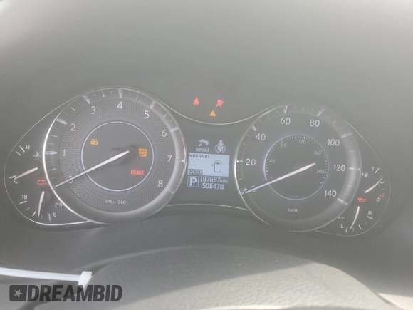 2014 Infiniti QX80 with VIN JN8AZ2NF7E9553738, listed as a Copart auction lot 62172325 with 187,697 mi miles and Salvage title. Bid and sale history available at DreamBid. Image 9.