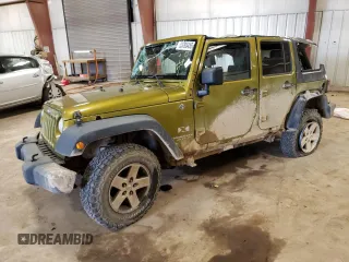 2008 Jeep Wrangler Unlimited X with VIN 1J4GA391X8L582895, listed as a Copart auction lot 53780455 with 253,251 mi miles and Clean Title. Bid and sale history available at carsss.com. Image 1.