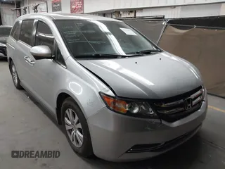2014 Honda Odyssey EX-L with VIN 5FNRL5H68EB121906, listed as a IAAI auction lot 42270074 with 152,520 mi miles and . Bid and sale history available at DreamBid. Image 1.
