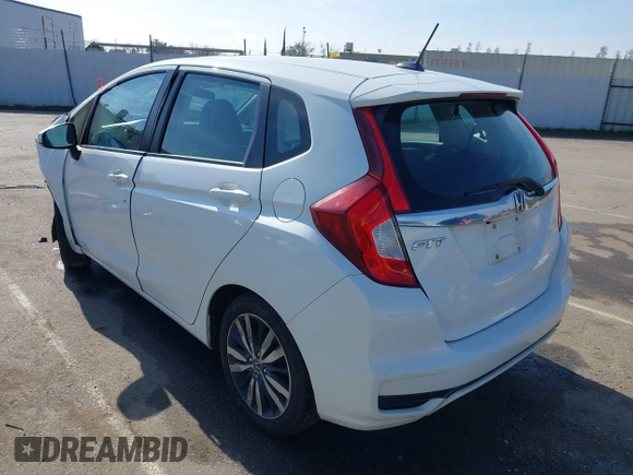 2018 Honda Fit EX-L with VIN 3HGGK5H90JM727180, listed as a IAAI auction lot 41610155 with 180,020 mi miles. Bid and sale history available at carsss.com. Image 3.