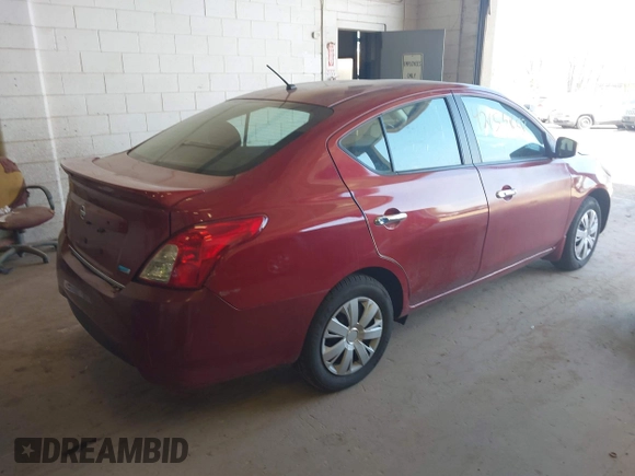 2015 Nissan Versa SV with VIN 3N1CN7AP6FL914786, listed as a IAAI auction lot 42155858 with 99,633 mi miles. Bid and sale history available at carsss.com. Image 4.