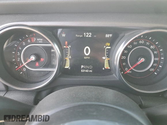 2021 Jeep Gladiator Mojave with VIN 1C6JJTEG2ML554046, listed as a Copart auction lot 54058304 with 53,143 mi miles and Salvage title. Bid and sale history available at DreamBid. Image 9.