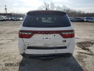 2024 Dodge Durango Special Service with VIN 1C4RDJFG5RC249637, listed as a Copart auction lot 49053505 with 835 mi miles and Salvage title. Bid and sale history available at DreamBid. Image 6.