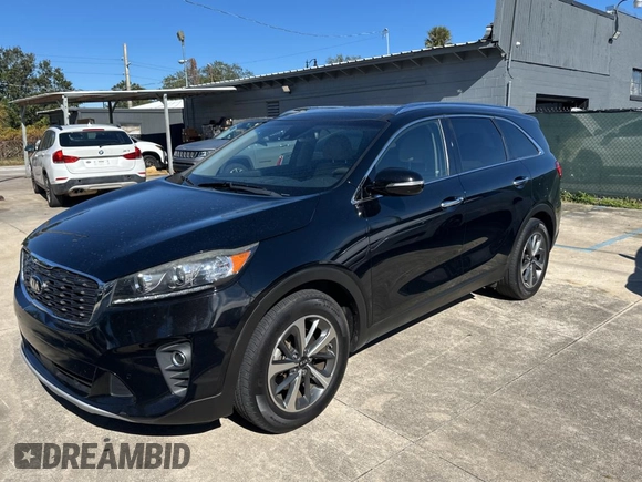 2019 Kia Sorento EX Sport V6 with VIN 5XYPH4A51KG504630, listed as a Copart auction lot 88140655 with 93,136 mi miles and Clean Title. Bid and sale history available at carsss.com. Image 2.