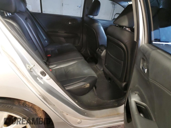 2014 Honda Accord Sedan EX-L with VIN 1HGCR2F81EA206863, listed as a Copart auction lot 46168435 with 118,177 mi miles and Clean Title. Bid and sale history available at carsss.com. Image 10.