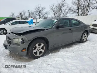 2008 Dodge Charger z VIN 2B3KA43G48H296381, wystawiony jako Copart lot #45699465 z przebiegiem 233 456 mil mil oraz Czysty tytuł • Clean title. Historia ofert i sprzedaży dostępna na DreamBid. Obrazek 1.
